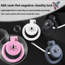 Carica l'immagine nel visualizzatore di Gallery, Flat Chastity Cage with Detchable Ball Catheter- 20
