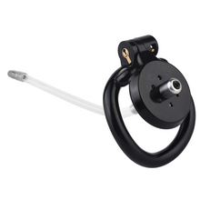 Carica l'immagine nel visualizzatore di Gallery, Flat Chastity Cage with Detchable Ball Catheter-11
