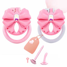 Carica l'immagine nel visualizzatore di Gallery, Gem Bowknot Chastity Cage
