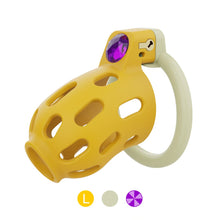 Load image into Gallery viewer, Gem-Inlaid Denial Lock Chastity Cage
