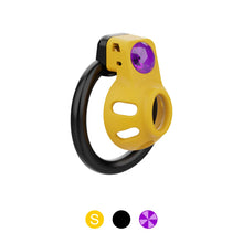 Load image into Gallery viewer, Gem-Inlaid Denial Lock Chastity Cage
