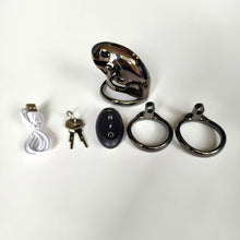 Load image into Gallery viewer, Hundred Beasts Electric Remote Control Chastity Cage 7
