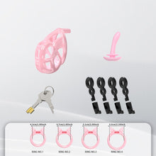 Load image into Gallery viewer, Invisible Cobra Chastity Cage With Silicone Ring 33
