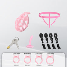 Load image into Gallery viewer, Invisible Cobra Chastity Cage With Silicone Ring 35
