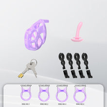 Load image into Gallery viewer, Invisible Cobra Chastity Cage With Silicone Ring 40
