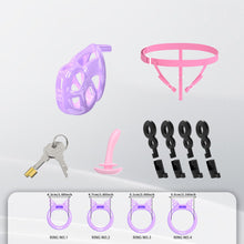 Load image into Gallery viewer, Invisible Cobra Chastity Cage With Silicone Ring 40
