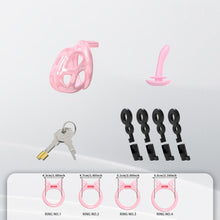 Load image into Gallery viewer, Invisible Cobra Chastity Cage With Silicone Ring 30
