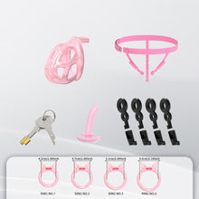 Load image into Gallery viewer, Invisible Cobra Chastity Cage With Silicone Ring 32
