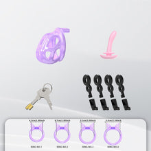 Load image into Gallery viewer, Invisible Cobra Chastity Cage With Silicone Ring 39
