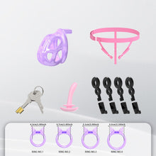 Load image into Gallery viewer, Invisible Cobra Chastity Cage With Silicone Ring 39
