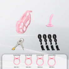 Load image into Gallery viewer, Invisible Cobra Chastity Cage With Silicone Ring 36
