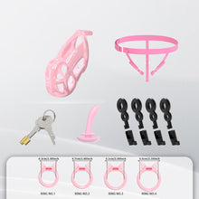Load image into Gallery viewer, Invisible Cobra Chastity Cage With Silicone Ring 37
