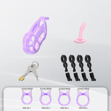 Load image into Gallery viewer, Invisible Cobra Chastity Cage With Silicone Ring 42
