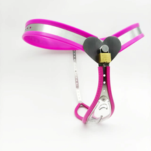 Load image into Gallery viewer, Keeper of Desire - Female Chastity Belt With Transparent Panel - 1
