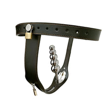 Cargar imagen en el visor de la galería, Leather Female Lockable Chastity Belt
