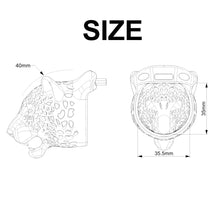 Carica l'immagine nel visualizzatore di Gallery, Leopard Head Denial Chastity Cage
