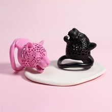 Carica l'immagine nel visualizzatore di Gallery, Leopard Head Denial Chastity Cage
