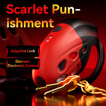 Load image into Gallery viewer, Lockink Retractable Electro Shock Vibrating Chastity Cage
