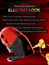Load image into Gallery viewer, Lockink Retractable Electro Shock Vibrating Chastity Cage
