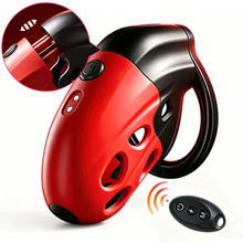 Load image into Gallery viewer, Lockink Retractable Electro Shock Vibrating Chastity Cage
