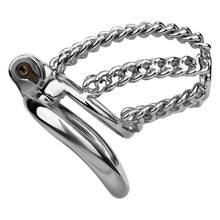 Carica l'immagine nel visualizzatore di Gallery, Locktober Chainmail Steel Chastity Lock - 9
