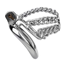 Carica l'immagine nel visualizzatore di Gallery, Locktober Chainmail Steel Chastity Lock - 8
