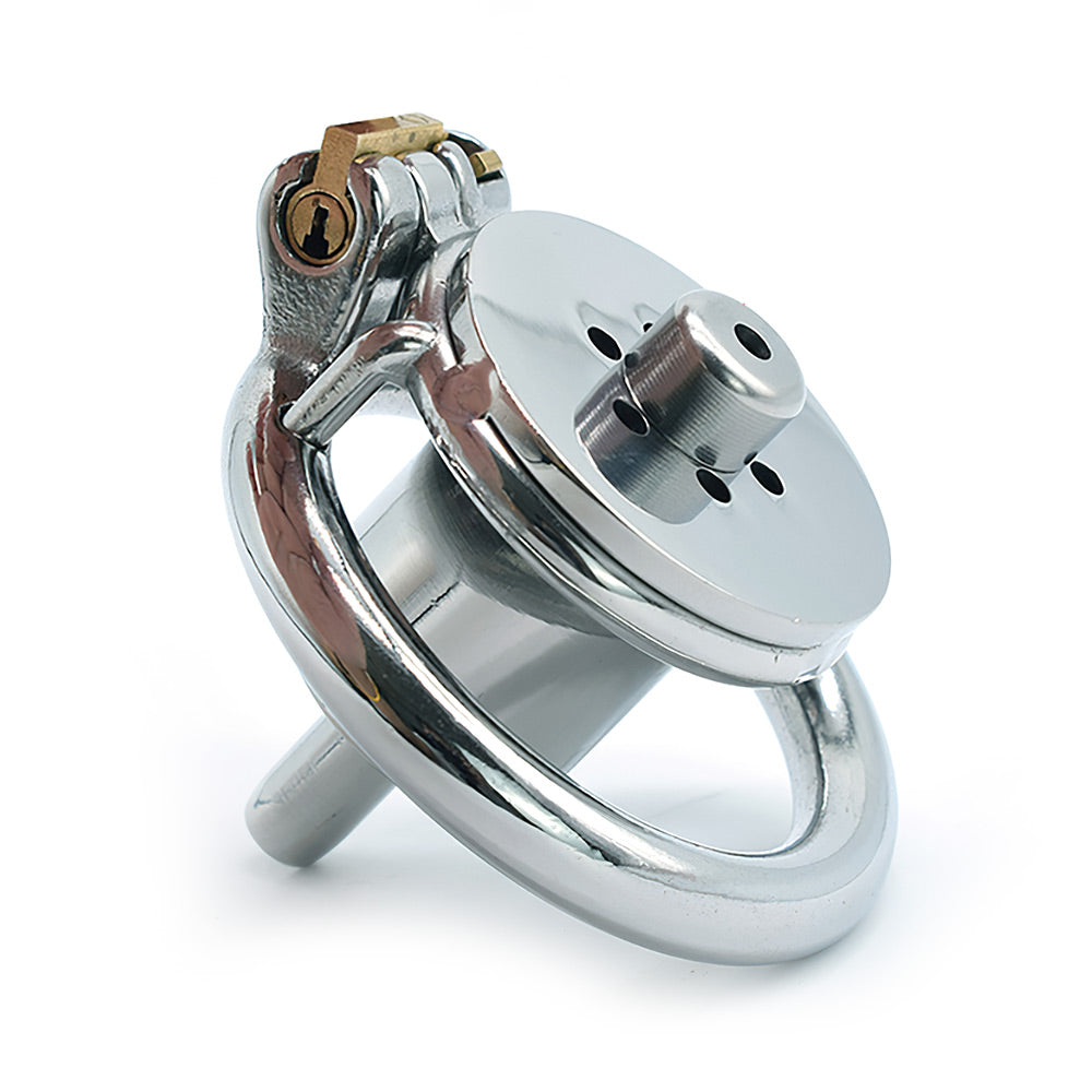 Male Chastity With Urethral Tube