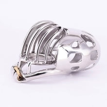 Carica l&#39;immagine nel visualizzatore di Gallery, Male Chastity Cage with Scrotum Testicle Pouch
