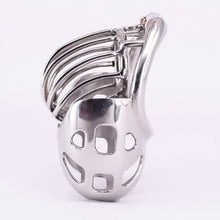 Carica l&#39;immagine nel visualizzatore di Gallery, Male Chastity Cage with Scrotum Testicle Pouch
