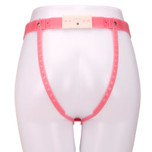 Cargar imagen en el visor de la galería, Male Pink Sissy Chastity Belt
