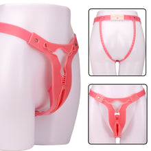 Cargar imagen en el visor de la galería, Male Pink Sissy Chastity Belt
