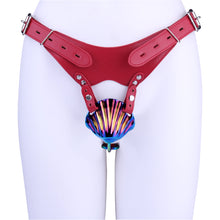 Cargar imagen en el visor de la galería, Metal Shell Shaped Chastity Belt Invisible - 1
