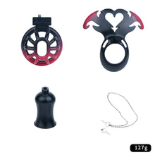 Load image into Gallery viewer, Mini Demon Negative Chastity Cage feature details graphic 12
