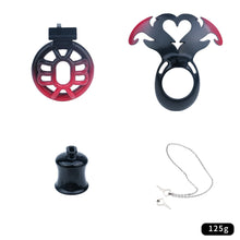Load image into Gallery viewer, Mini Demon Negative Chastity Cage feature details graphic 13
