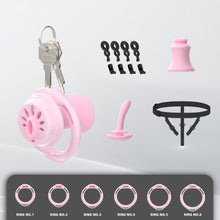 Carica l'immagine nel visualizzatore di Gallery, Mini Urine Nouth Flat Cock Cage 8
