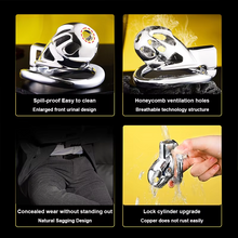 Carica l'immagine nel visualizzatore di Gallery, New Stainless Steel Chastity Lock
