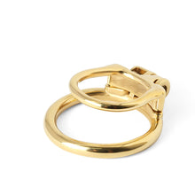 Cargar imagen en el visor de la galería, Gold MAMBA-ZERO Stainless Steel Cock Cage
