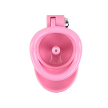 Cargar imagen en el visor de la galería, One-click Pink Pussy Chastity Cage 7

