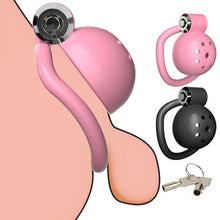Carica l'immagine nel visualizzatore di Gallery, One-Click Unlocking Bell Cock Cage
