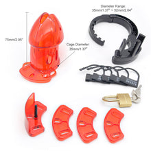 Load image into Gallery viewer, Plastic Male Chastity Device
