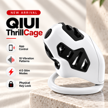 Load image into Gallery viewer, QIUI ThrillCage Remote-Controlled E-Stim Chastity Cage

