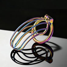 Carica l'immagine nel visualizzatore di Gallery, Rainbow Long Banana Chastity Cage 
