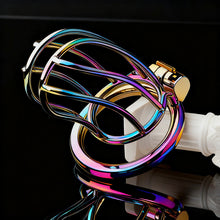 Carica l'immagine nel visualizzatore di Gallery, Rainbow Small Banana Chastity Cage
