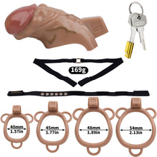 Carica l'immagine nel visualizzatore di Gallery, ABS Resin Simulation Penis Chastity Lock
