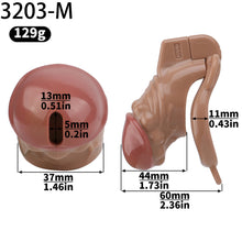 Carica l'immagine nel visualizzatore di Gallery, ABS Resin Simulation Penis Chastity Lock
