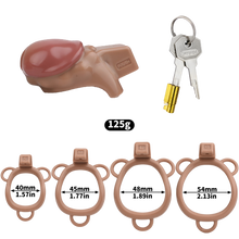 Carica l'immagine nel visualizzatore di Gallery, ABS Resin Simulation Penis Chastity Lock
