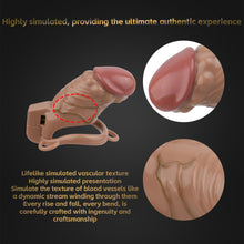 Carica l'immagine nel visualizzatore di Gallery, ABS Resin Simulation Penis Chastity Lock
