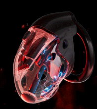 Load image into Gallery viewer, Lockink Retractable Electro Shock Vibrating Chastity Cage
