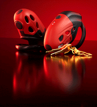 Load image into Gallery viewer, Lockink Retractable Electro Shock Vibrating Chastity Cage
