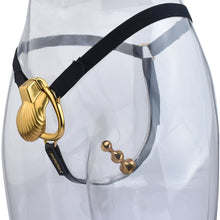 Carica l'immagine nel visualizzatore di Gallery, Shell Design Golden Chastity Cage - 7
